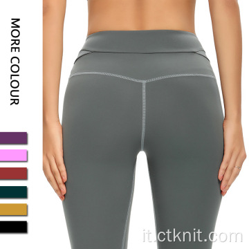 leggings da allenamento a vita alta